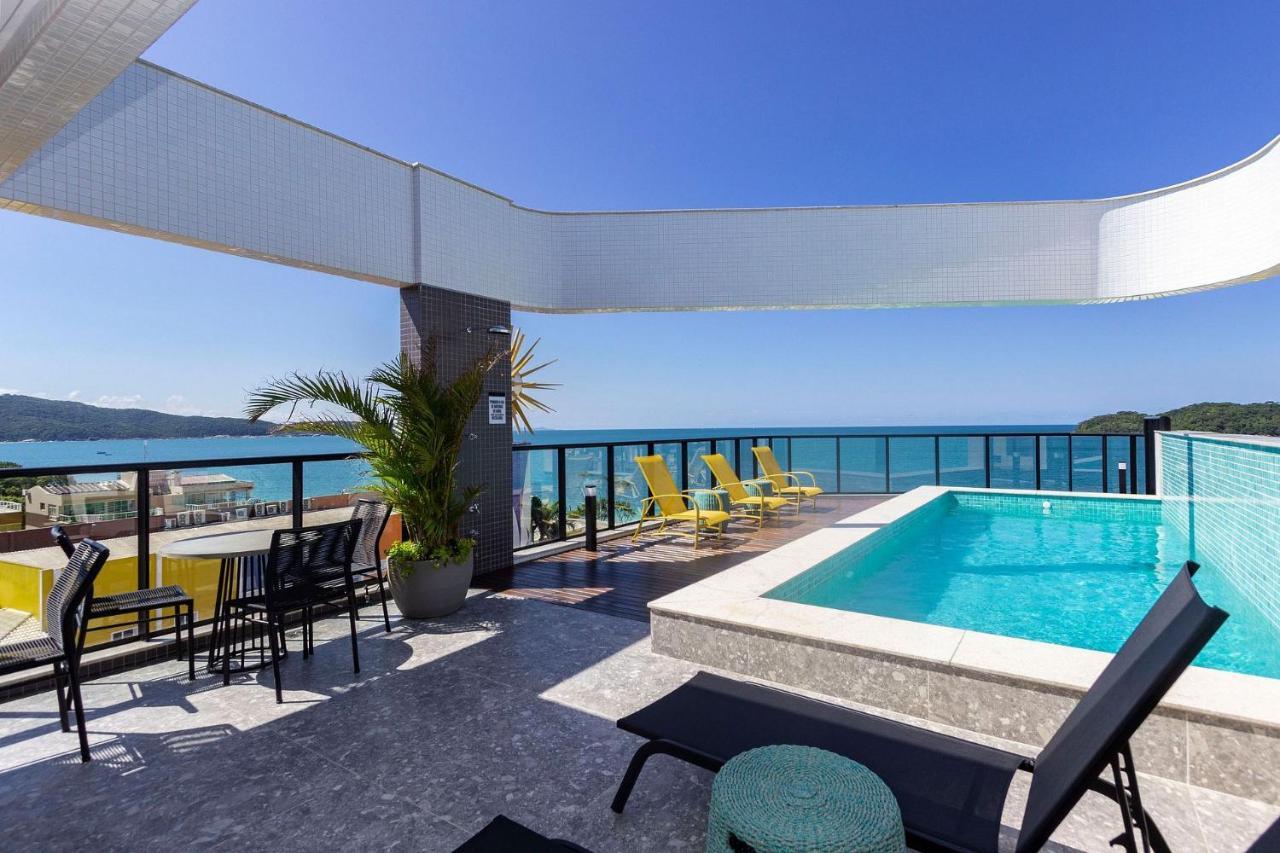 Aion Suites 205 - Lindo Apartamento Com Vista Para O Mar, A 60M Da Praia De Bombinhas, Com Piscina E Academia No Rooftop. Bagian luar foto