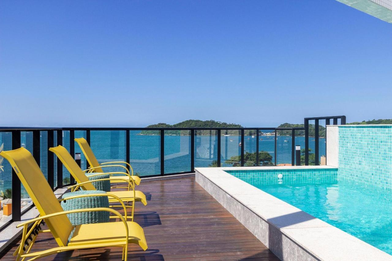 Aion Suites 205 - Lindo Apartamento Com Vista Para O Mar, A 60M Da Praia De Bombinhas, Com Piscina E Academia No Rooftop. Bagian luar foto