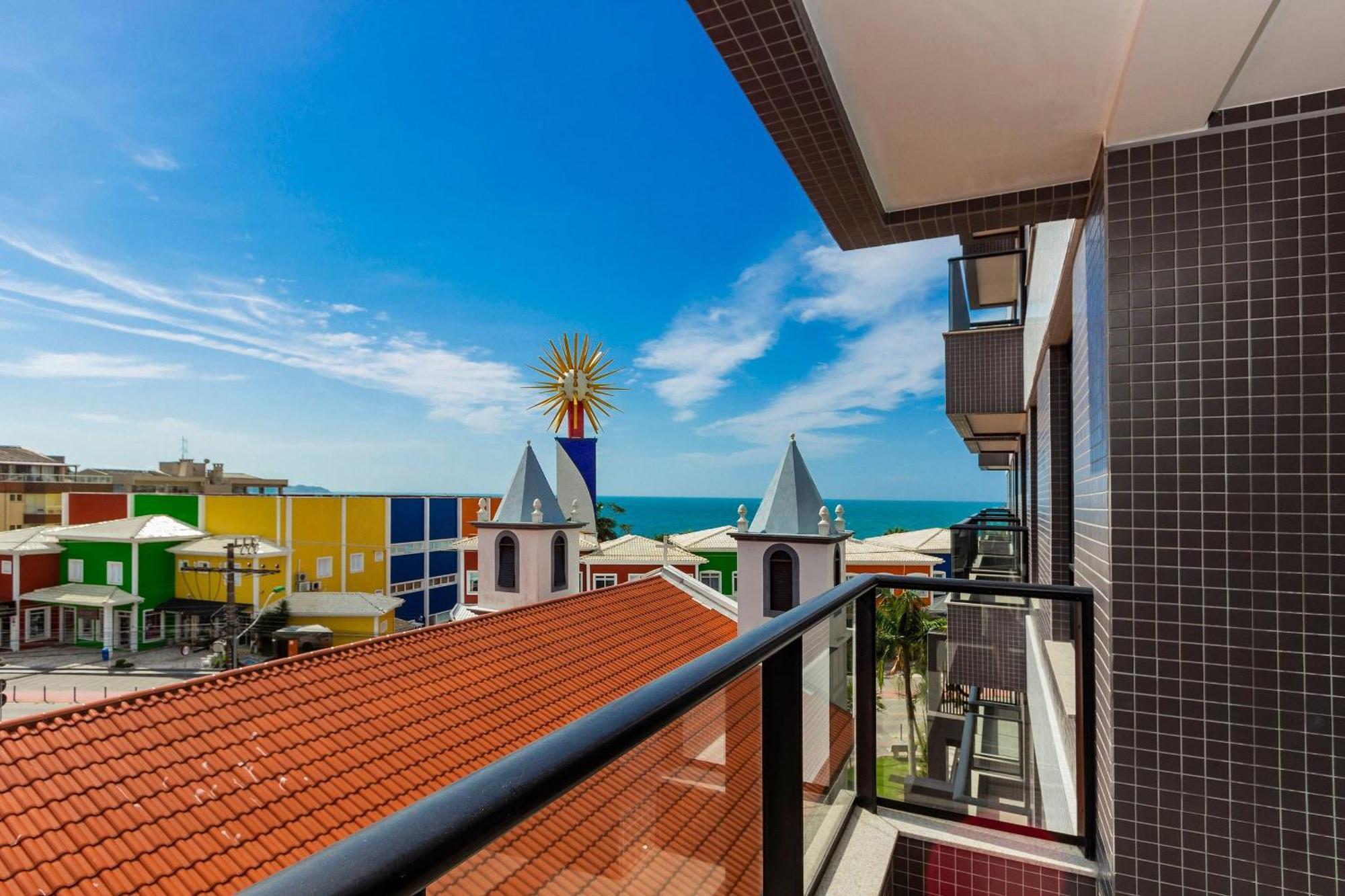 Aion Suites 205 - Lindo Apartamento Com Vista Para O Mar, A 60M Da Praia De Bombinhas, Com Piscina E Academia No Rooftop. Bagian luar foto