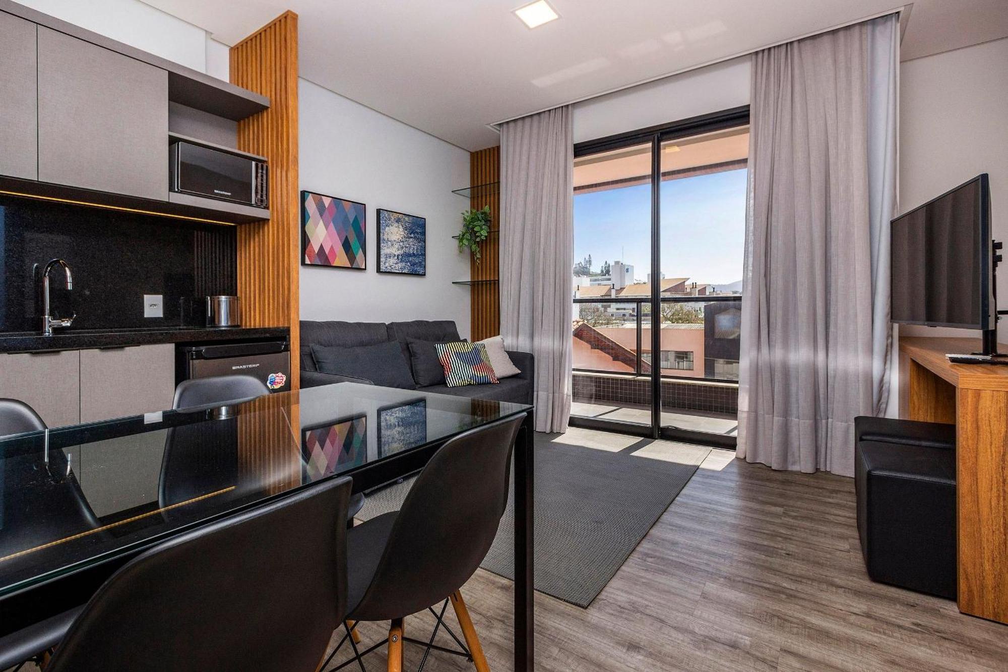 Aion Suites 205 - Lindo Apartamento Com Vista Para O Mar, A 60M Da Praia De Bombinhas, Com Piscina E Academia No Rooftop. Bagian luar foto